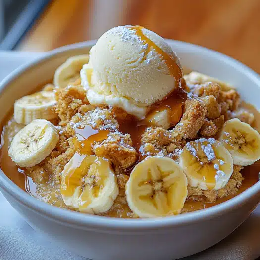 Bananas Foster Cobbler