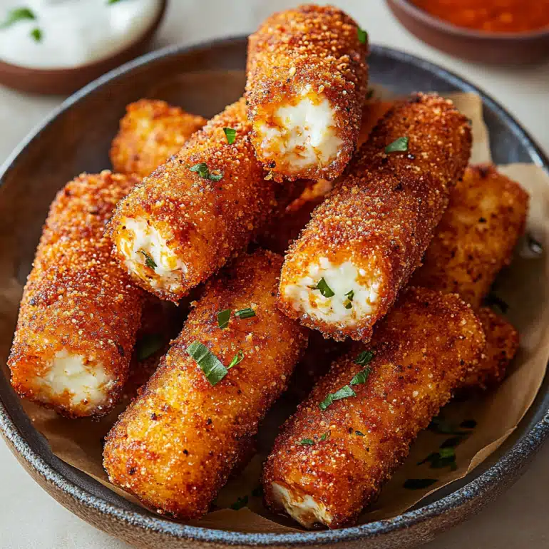Nashville hot mozzarella sticks