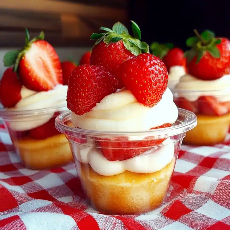 Strawberry Shortcake Cups