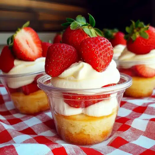 Strawberry Shortcake Cups