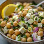 Chickpea Feta Salad