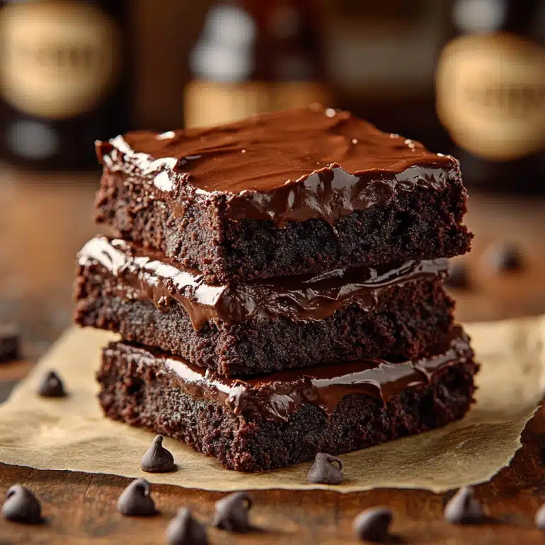 Guinness Chocolate Brownies