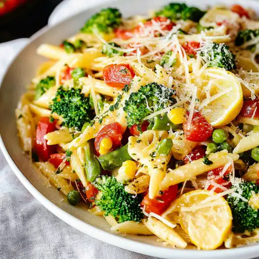 Zesty Lemon Pasta Primavera