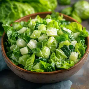 Fresh Maroulosalata Greek Lettuce Salad