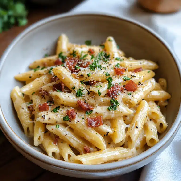 Creamy Penne Carbonara